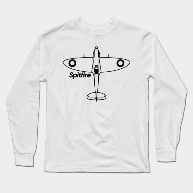 Spitfire Long Sleeve T-Shirt by Legacy Machines